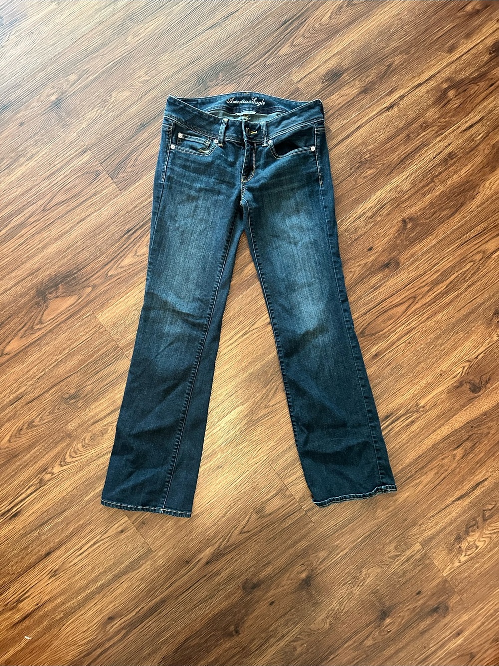 American Eagle Outfitters Dark Blue Flare Jeans